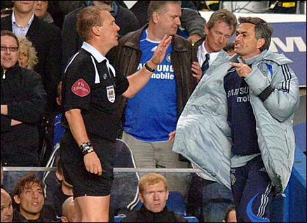 Chelsea manager Jose Mourinho vents his anger at Graham Poll 