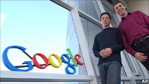 Google co-founders Sergey Brin and Larry Page