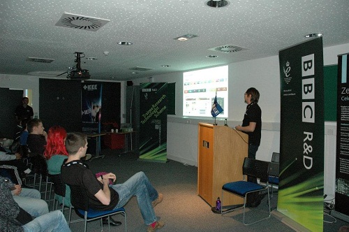 The IEEE organised talk for Southampton students about BBC R&D