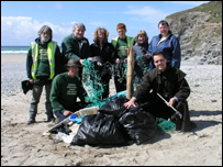 Beach clean up