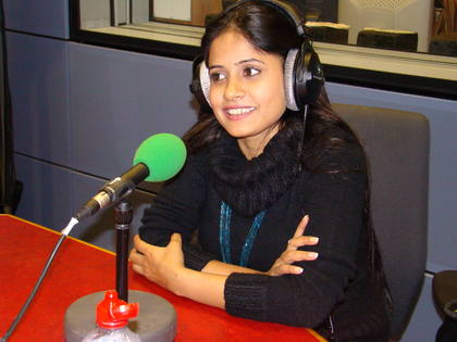 Miss Pooja drops in for a chat