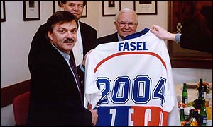 Prezident hokejové federace navštívil Prahu