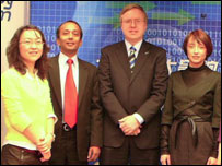 天舒访问新西兰教育官员