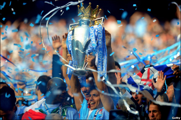 Celebración del Manchester City