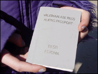 Passaporte cinza