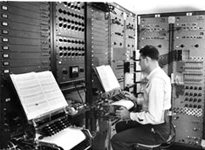 The RCA Synthesizer courtesy of the Computer Music Center