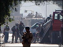 Yeşil Bölge'de güvenlik güçleri (arşiv)