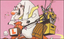 Grandad Piggott cartoon