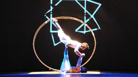 STEM dancers during a performance