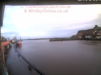 Whitby Harbour - looking out to sea