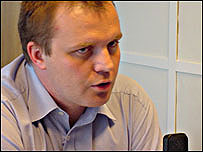 Jan Juchelka ve studiu