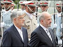 ابراهيم جعفری و محمدرضا عارف