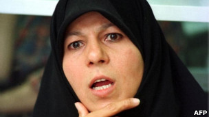 فائزه هاشمی فرزند اکبر هاشمی رفسنجانی