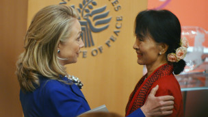 US Secretary of States and Daw Aung San Suu Kyi