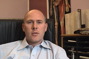 A news report from Basra reminds Mark of Belfast in the 1980s