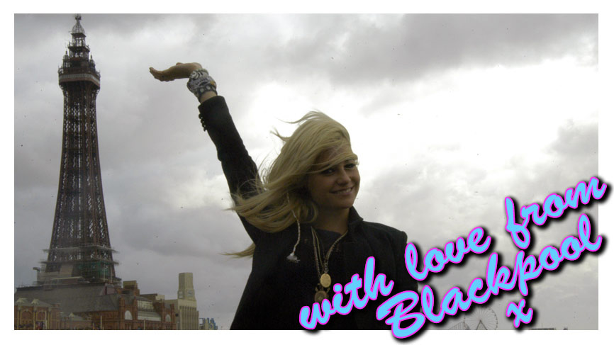 Pixie Lott takes time out from her pair of Live In Blackpool performances for a quick tour of Blackpool's sights.