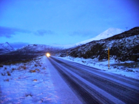 Harris 22jan07 , there really was snow , on the higher ground.