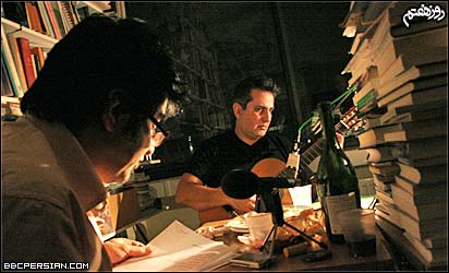 افشين بابازاده (چپ) و نيما مينا