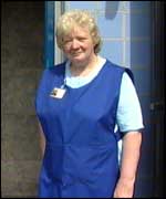 Toilet attendant Betty