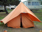 Ken Ross's tent