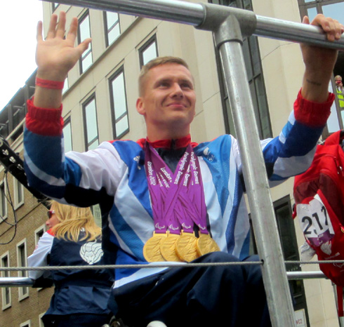 Quadruple London Paralympics champion David Weir 