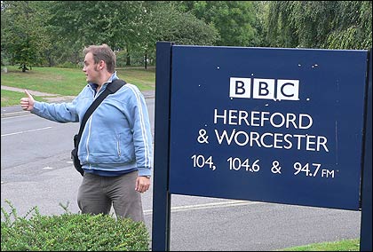 Dave outside the office