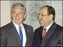 George Bush ve Nuri El Maliki