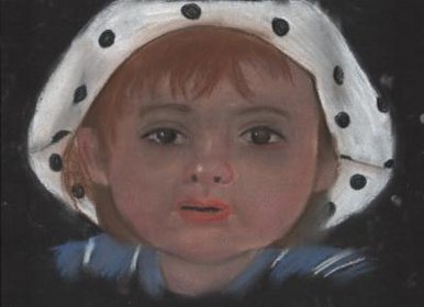 A pastel drawing of me when I was younger