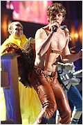 The Scissor Sisters on stage