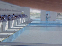 Graphic impression of what Bangor pool will look like