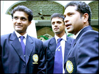 गांगुली और सचिन के साथ राहुल द्रविड़