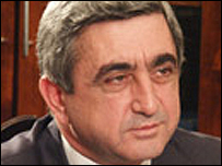 Ermenistan Devlet Başkanı Serj Sarkisyan