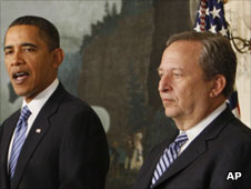 President Obama and Larry Summers