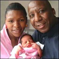 Michael, Suzette and baby Ameyia