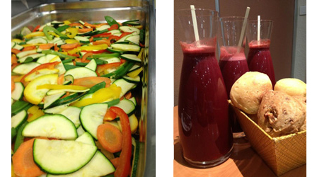 Dishes made by Soren Kristiansen for Team Sky