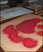 Two blocks of colour