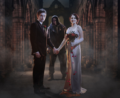 Frankenstein's Wedding... Live in Leeds (Andrew Gower as Victor, David Harewood as the monster, Lacey Turner as Elizabeth)