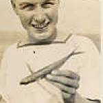 Flying fish on board ship in South Atlantic, circa 1942