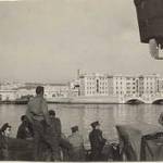 Arrival at Taranto, Italy. We shared the trip with many U.S. Troops.
