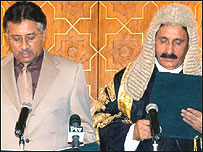 جسٹس افتخار اور صدر مشرف