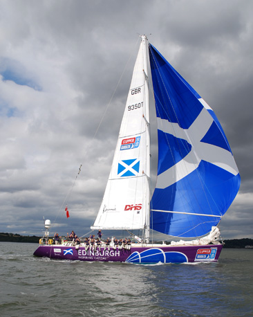 Sailing on the river Forth