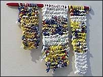 Carrier bag knitting