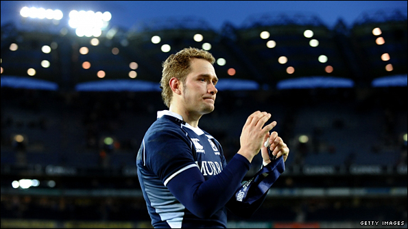 Man of the match Dan Parks scored Scotland's winning penalty against Ireland