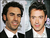 رابرت دانی جونیور و ساشا بارون کوهن 