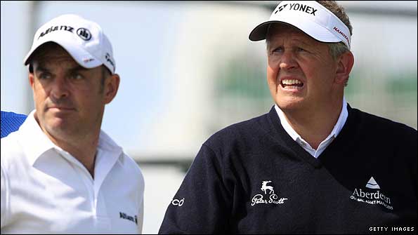 Paul McGinley and Colin Montgomerie