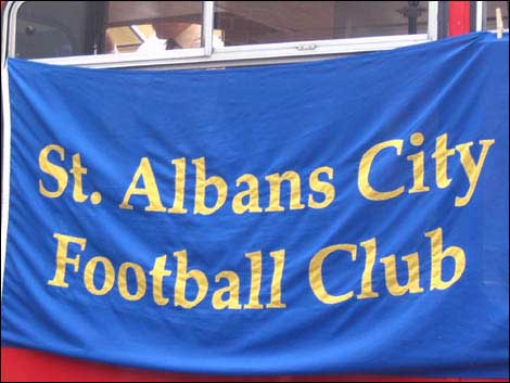 St Albans City FC, flying the flag with pride!