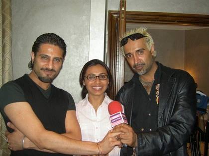 Raj and Pablo with the lovely Rani Mukerji