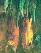 Stalactites and stalagmites