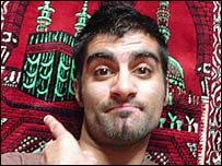 Adam: How not to use a prayer mat!