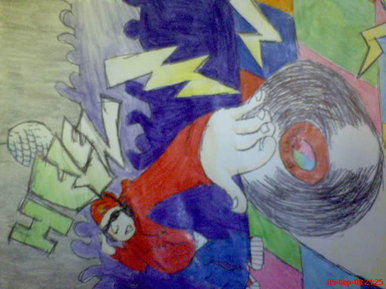 dj drawing